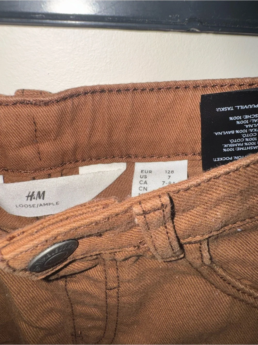 ‼️‼️SALE‼️ H&M Two-Tone Brown Patchwork jeans